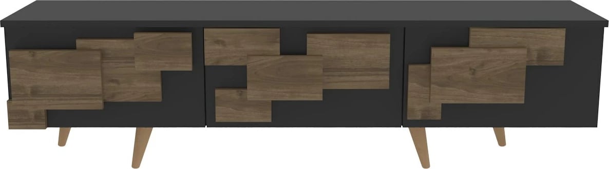 Komodë TV Hanah Home, 3 D, anthracite, walnut