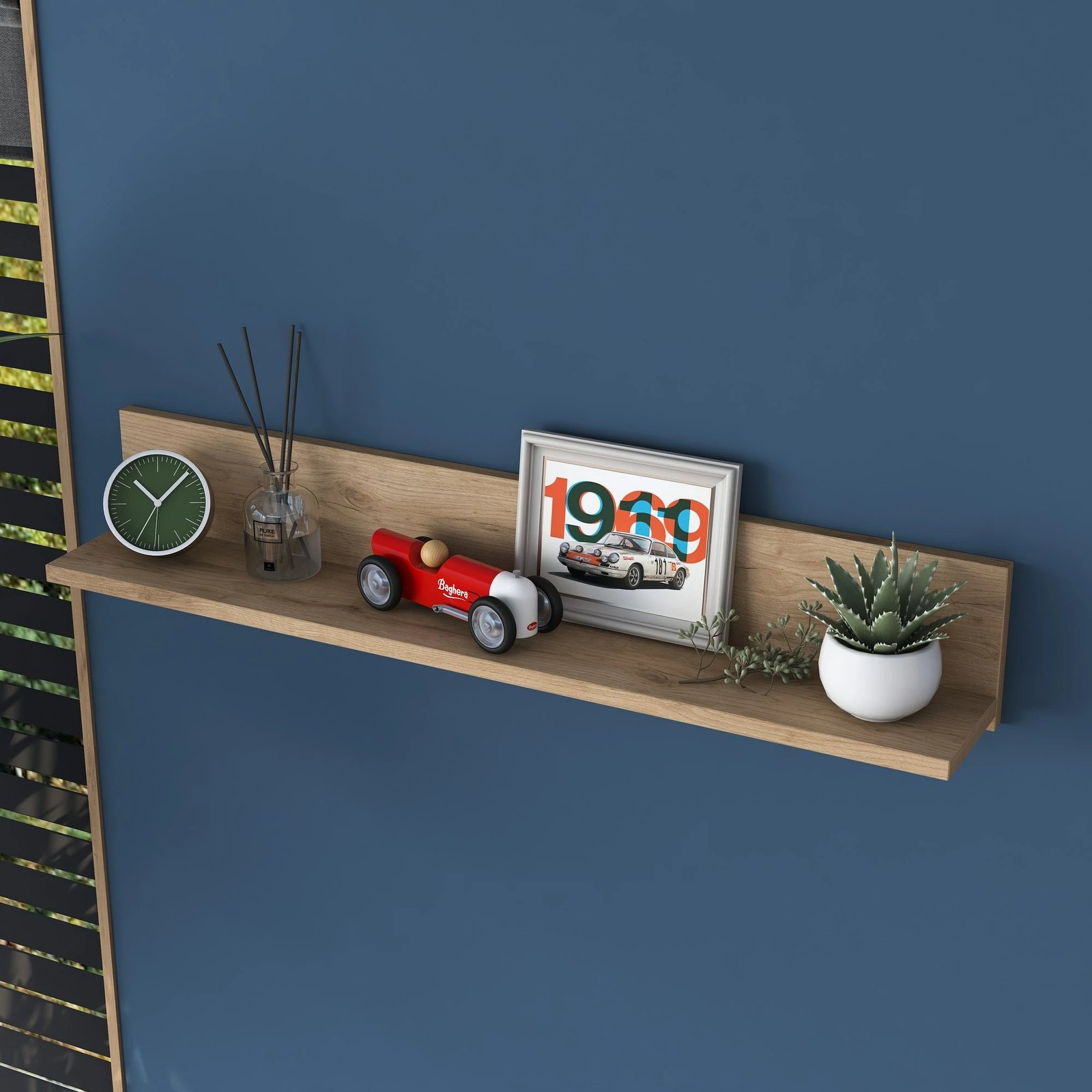 Raft muri Hanah Home, AE104 - 2669, ngjyrë arre