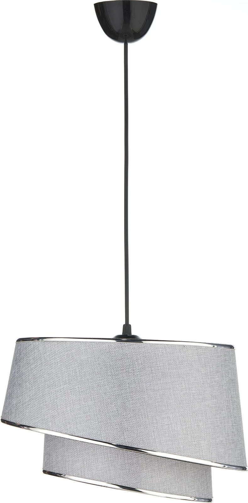 Llambë tavani Opviq, KS-2004, kapak prej stofi, ngjyrë gri dhe argjendi