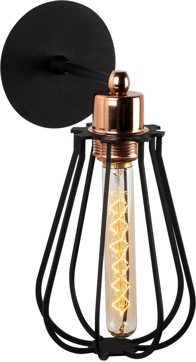 Llambë muri Opviq, Fetiye - N-1120, e zezë dhe bronzi Llambë muri Opviq, Fetiye - N-1120, e zezë dhe bronzi