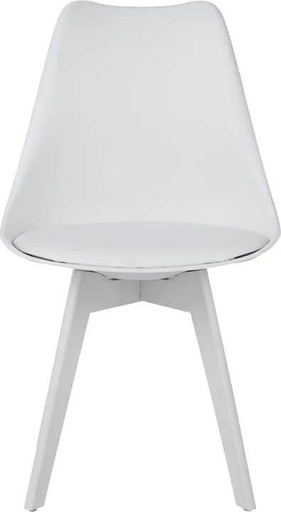 Karrige Gaston PP-PU ngjyrë bardhë 53.5x48.5x81.5cm