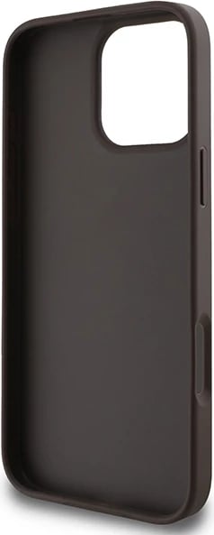 Mbështjellës Guess 4G Classic për iPhone 16 Pro Max, Kafe