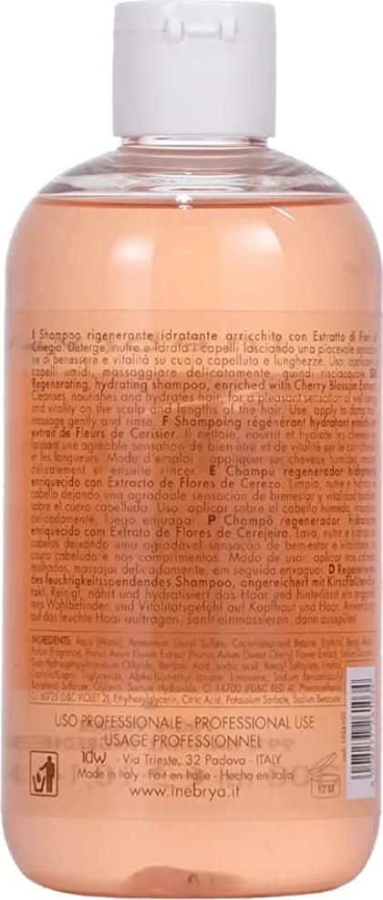 Shampo Inebrya regjenerues dhe hidratues Sakura , 100 ml