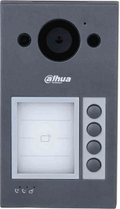 Panelë dere DAHUA VTO3312Q-P, Gri