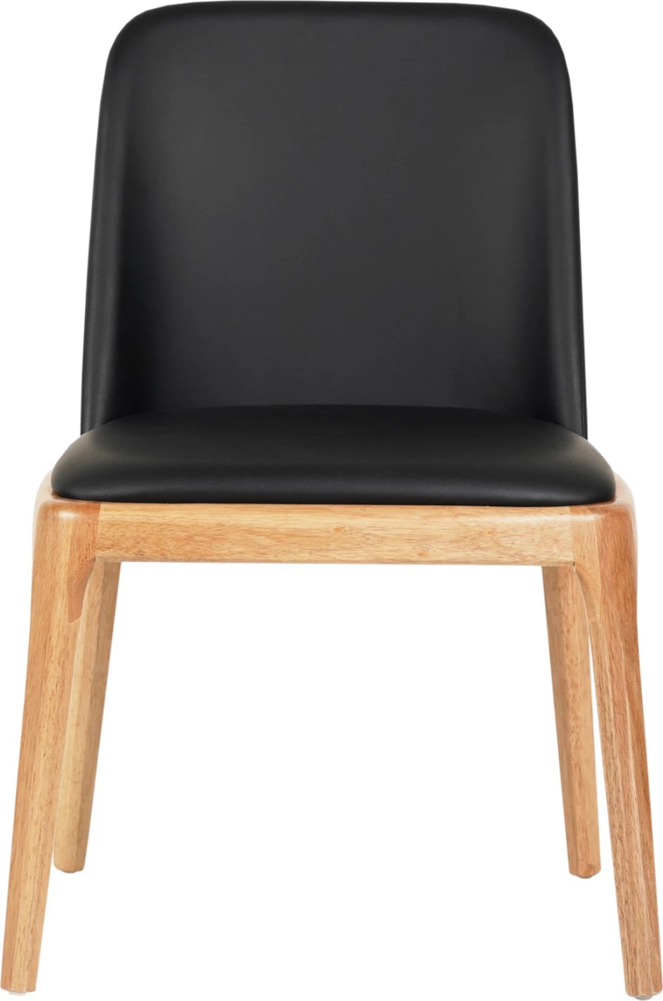 Karrige për ngrënie FURLAN FH9944.01 dru gome, PU e zezë, 54,5x58x86 cm