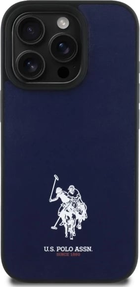 Mbështjellës U.S. Polo Assn. USHCP15XPGEV për iPhone 15 Pro Max 6.7", lëkurë ekologjike, Navy Mbështjellës U.S. Polo Assn. USHCP15XPGEV për iPhone 15 Pro Max 6.7", lëkurë ekologjike, Navy