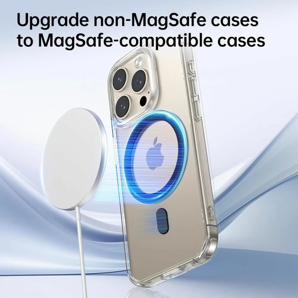 Set pllaka magnetike Tech-Protect MMP-100 me MagSafe, e bardhë dhe e zezë (2 copë)