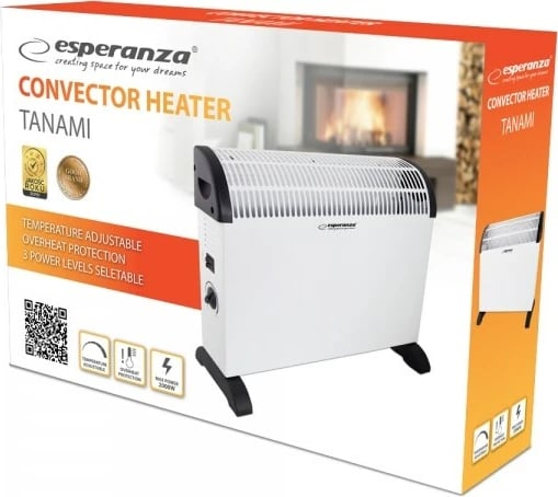 Ngrohës Ambienti Elektrik Esperanza EHH008, 2000 W, Bardhë