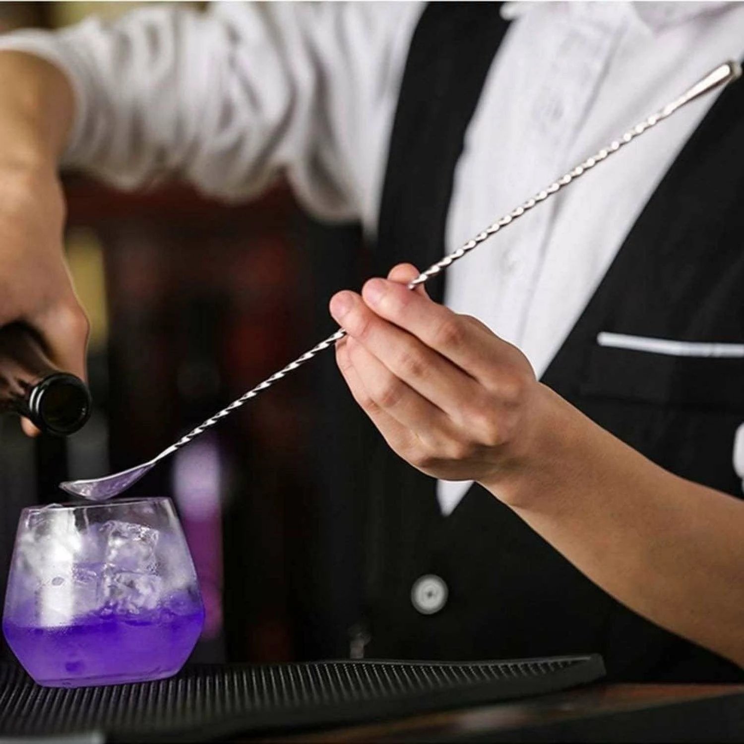 Lugë për koktej, Hermia Concept, ngjyrë argjendi