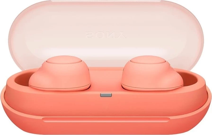 Kufje pa tela Sony WF-C500, portokalli
