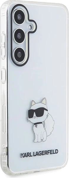 Mbështjellës Karl Lagerfeld IML Choupette për Samsung Galaxy S24, transparent