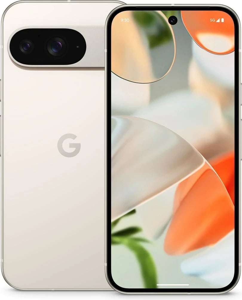 Celular Google Pixel 9, 6.3", 12 GB RAM, 128 GB, Android 14, Bardhë