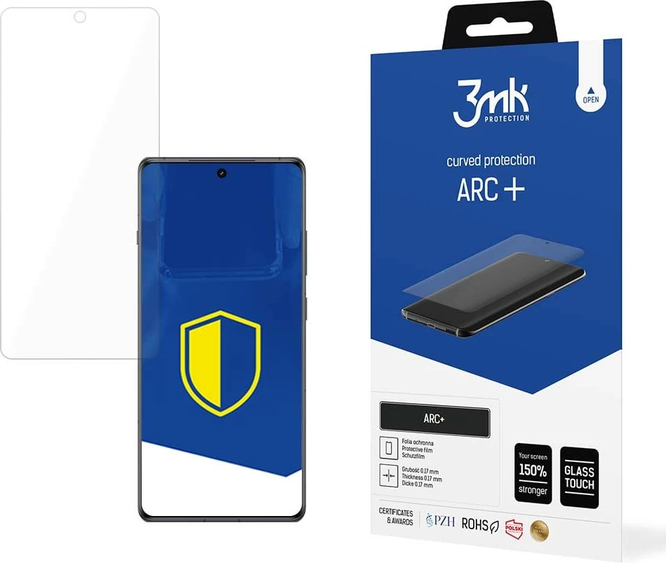 Folje mbrojtëse ekrani 3mk ARC+ për OnePlus 12R, TPU, Transparente