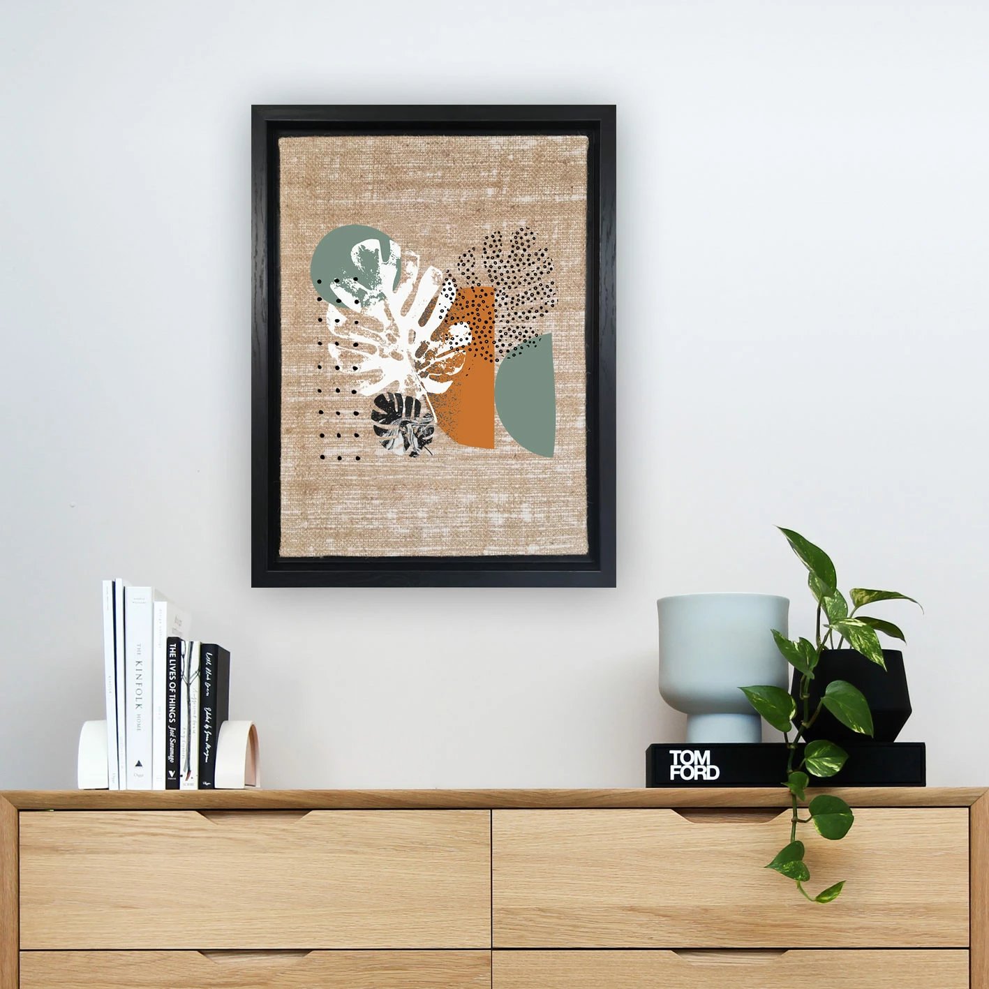 Pikturë dekorative në kanavacë, shumëngjyrëshe, Wallity LSJ518100537034 - 66x96cm