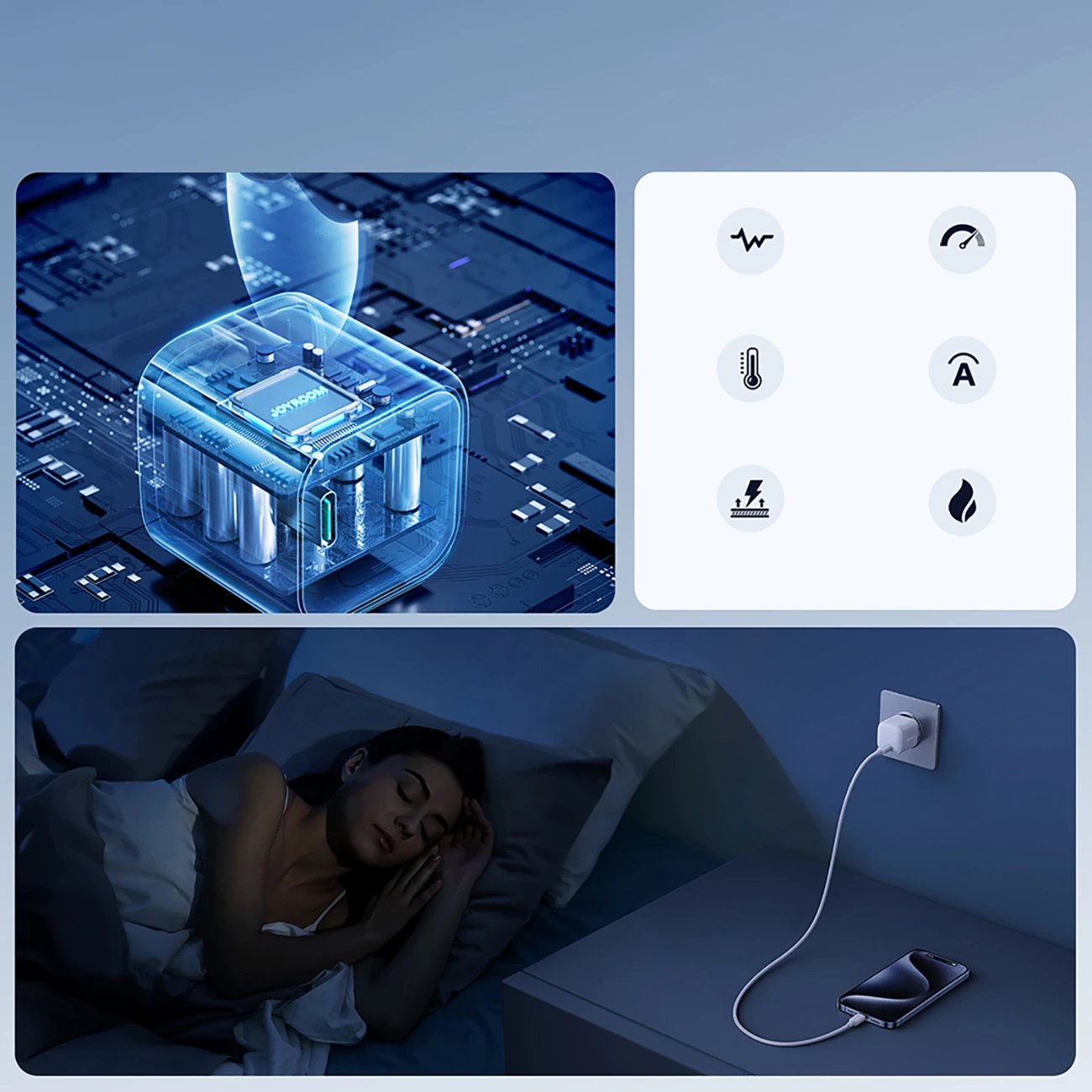 Karikues muri Joyroom JR-TCG08, GaN, 20W, USB-C, i bardhë Karikues muri Joyroom JR-TCG08, GaN, 20W, USB-C, i bardhë