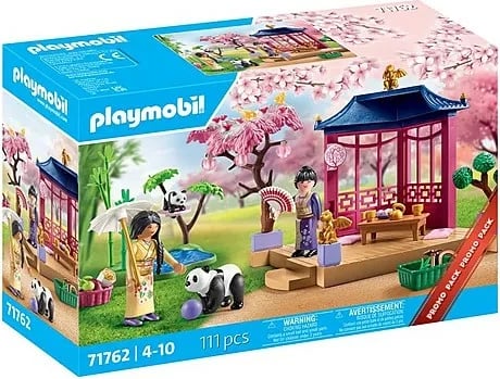 Set lodrash Playmobil My Life 71762 Asian Garden me panda, 111 pjesë