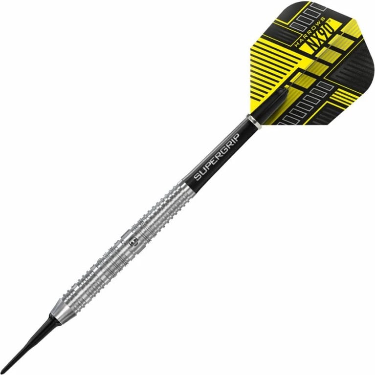 Shigjeta darts Harrows, unisex, të verdha/gri