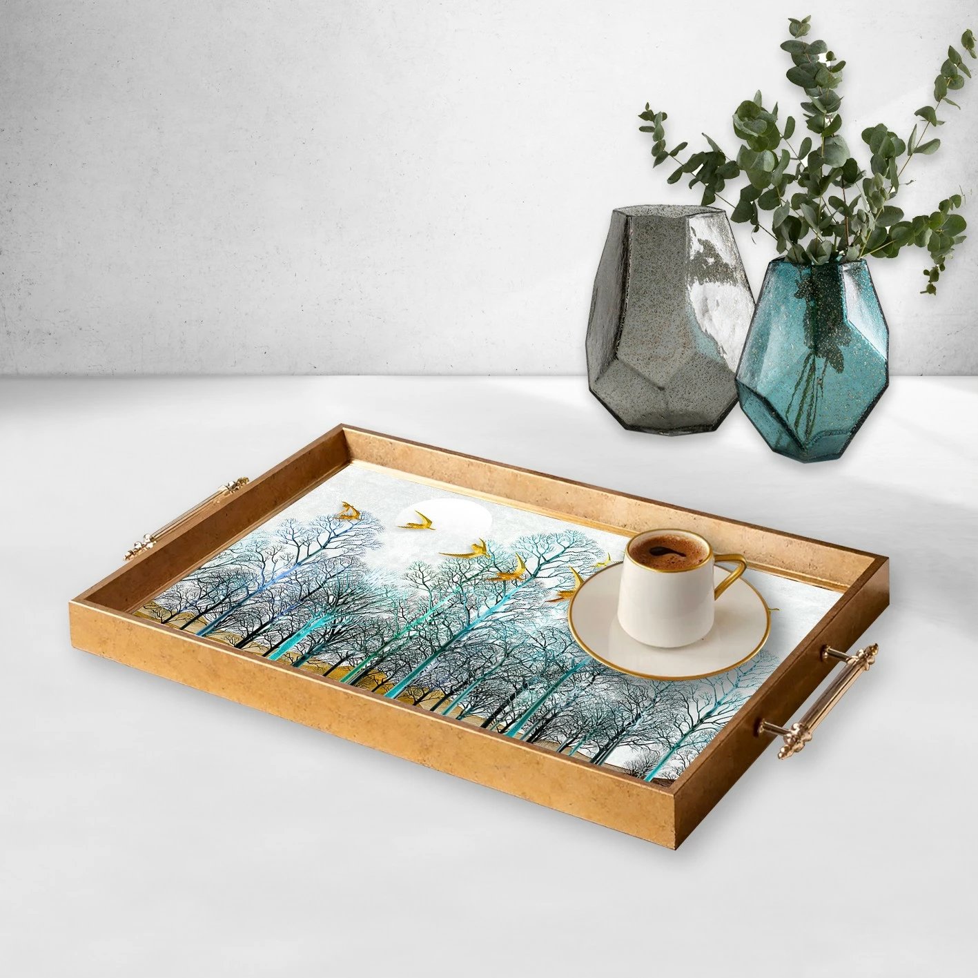 Tabaka prej qelqi Aberto Design, TPEA9940, shumëngjyrëshe