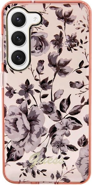 Mbështjellës Guess GUHCS23MHCFWSP për Samsung Galaxy S23+, Flower Collection, Rozë Mbështjellës Guess GUHCS23MHCFWSP për Samsung Galaxy S23+, Flower Collection, Rozë