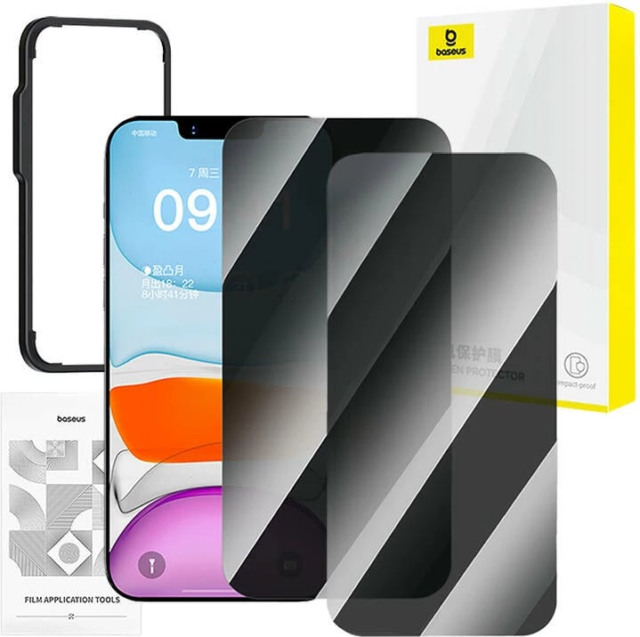 Xham i fortë mbrojtës Baseus Superior HD për iPhone 11 Pro Max/XS Max, Transparent, me 2 sete pastrimi dhe EasyStick