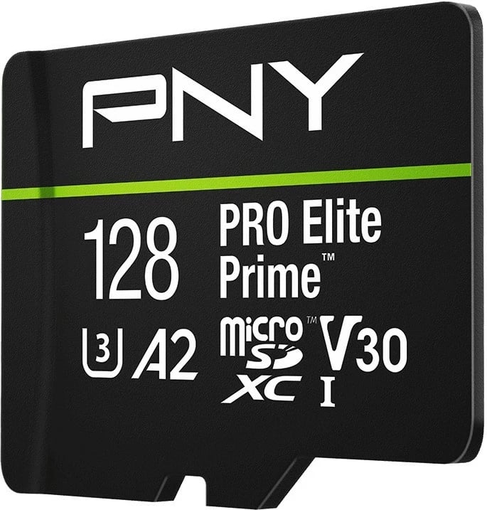 Kartelë memorie microSDXC PNY Elite Prime 128GB me adapter SD dhe lexues USB-A