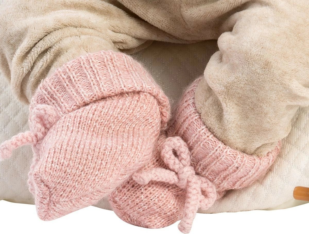 Kukull bebe Llorens Mimi 42 cm me jastëk dhe smocë, për vajza