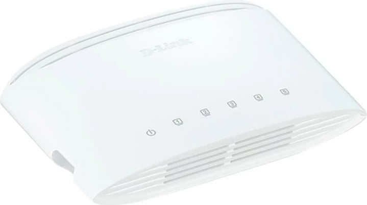 Switch D-Link DGS-1005D 5 porta Gigabit 10/100/1000 Mbps, fanless