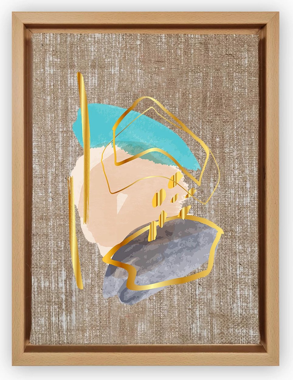 Pikturë dekorative në kanavacë, shumëngjyrëshe, Wallity, LNJ319425232842 - 4666, 46x66cm