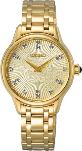 Orë dore SEIKO SRZ552P1 për femra, e artë