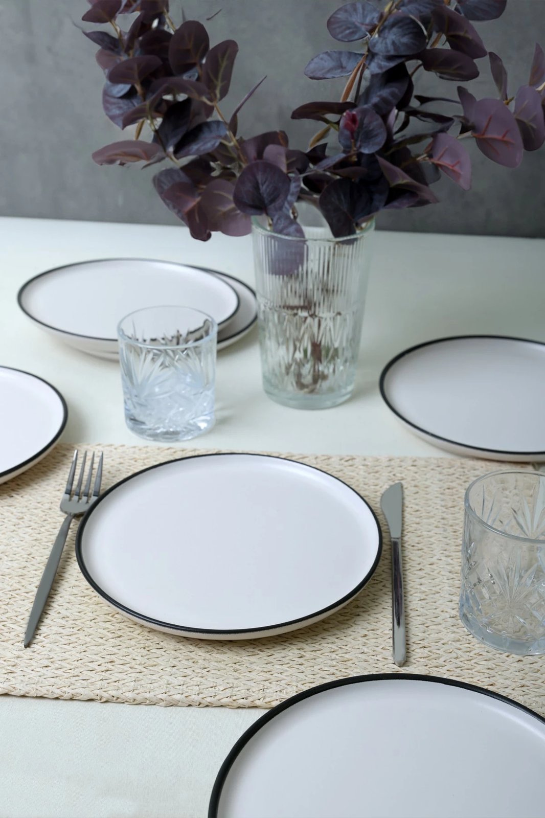 Set për shërbim torte (6 copë), Hermia Concept, X00019020, ngjyrë e bardhë mat