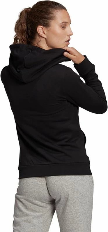 Duks me kapuç adidas për femra, i zi