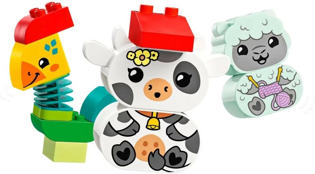 Set lodrash LEGO DUPLO 10412 My First Animal Train, 19 pjesë, shumëngjyrëshe Set lodrash LEGO DUPLO 10412 My First Animal Train, 19 pjesë, shumëngjyrëshe