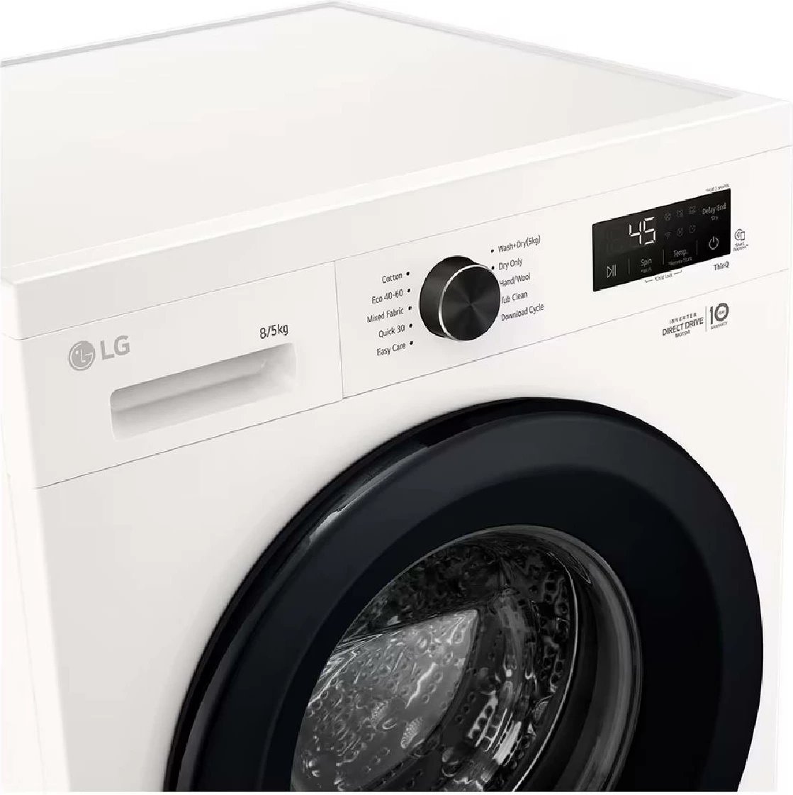 Lavatriçe-tharëse LG W4X1085NWK 8/5 kg 1400 rpm Steam ThinQ Wi‑Fi e bardhë