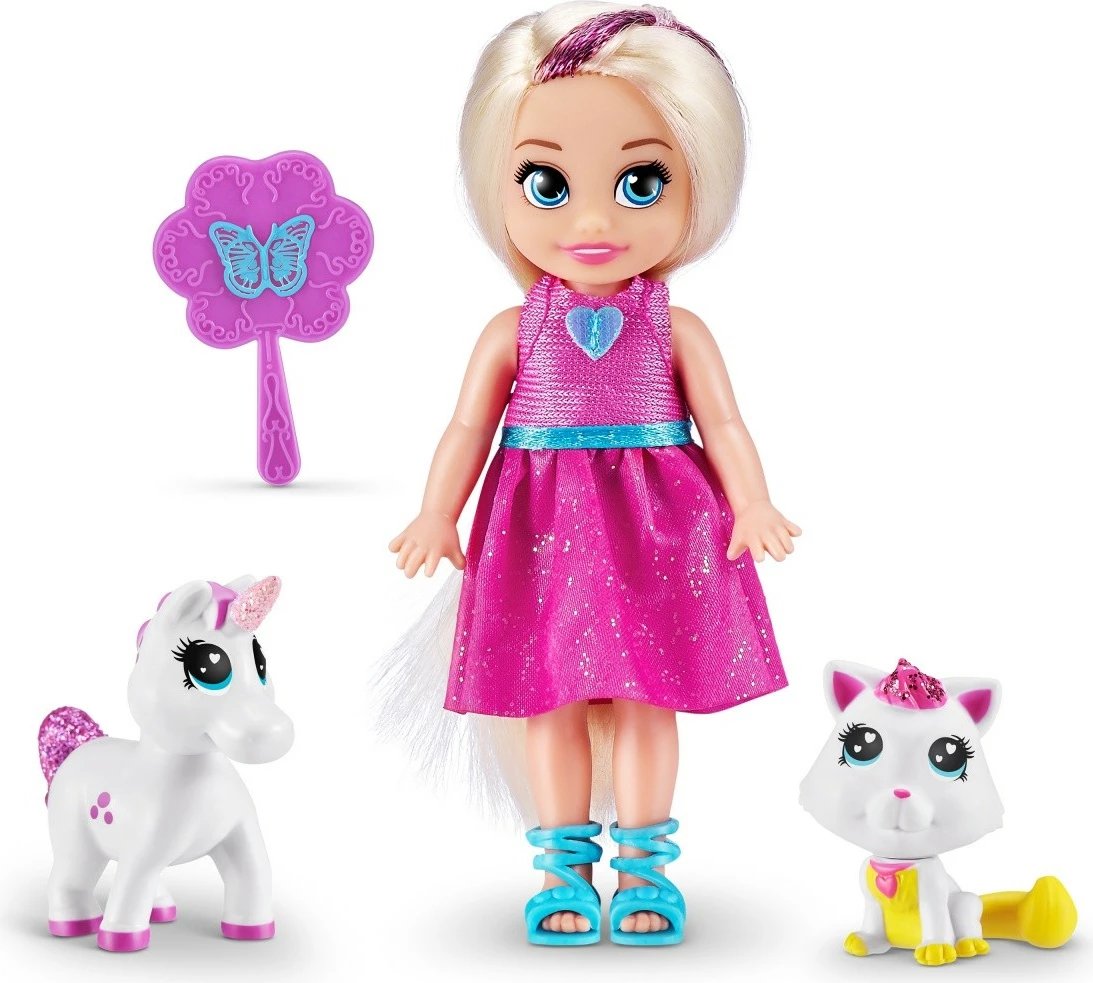 Kukull princeshë ZURU Sparkle Girlz 100522 me kafshë lodër, 12 cm Kukull princeshë ZURU Sparkle Girlz 100522 me kafshë lodër, 12 cm