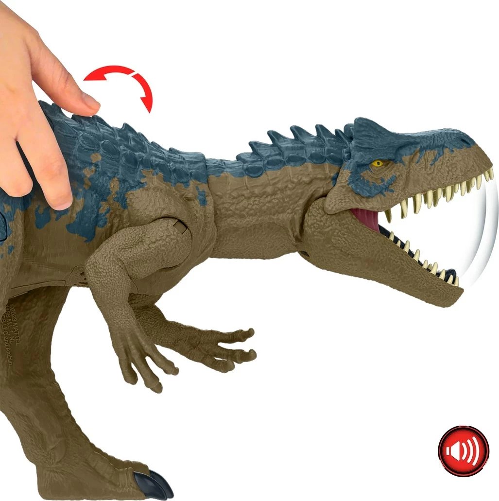 Figurë lodër MATTEL Jurassic World Allosaurus, Gri