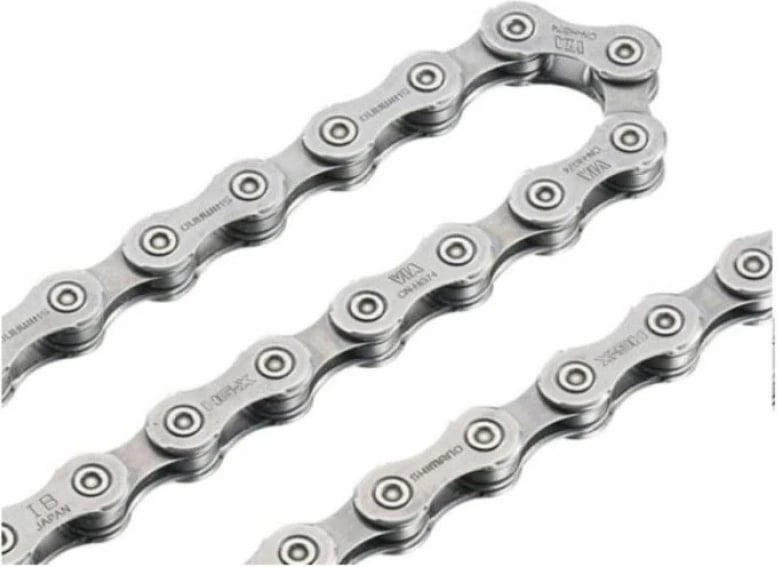 Zinxhir biçiklete Shimano, argjendtë