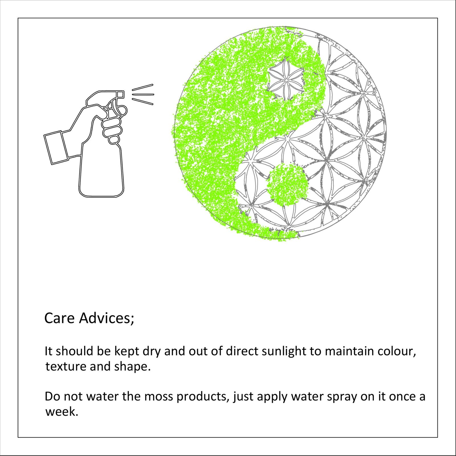 Aksesor dekorativ muri Wallity, myshk, Mona Lisa