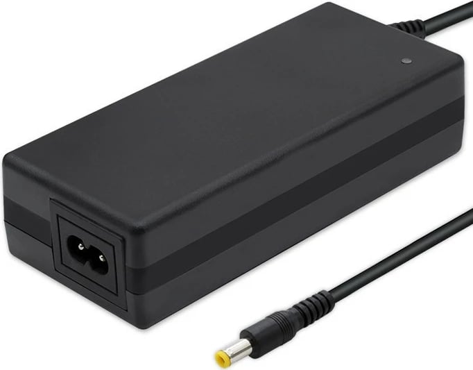 Karikues për biçikletë elektrike Qoltec 50761, 42V, 2A, 5.5x2.5mm, i zi