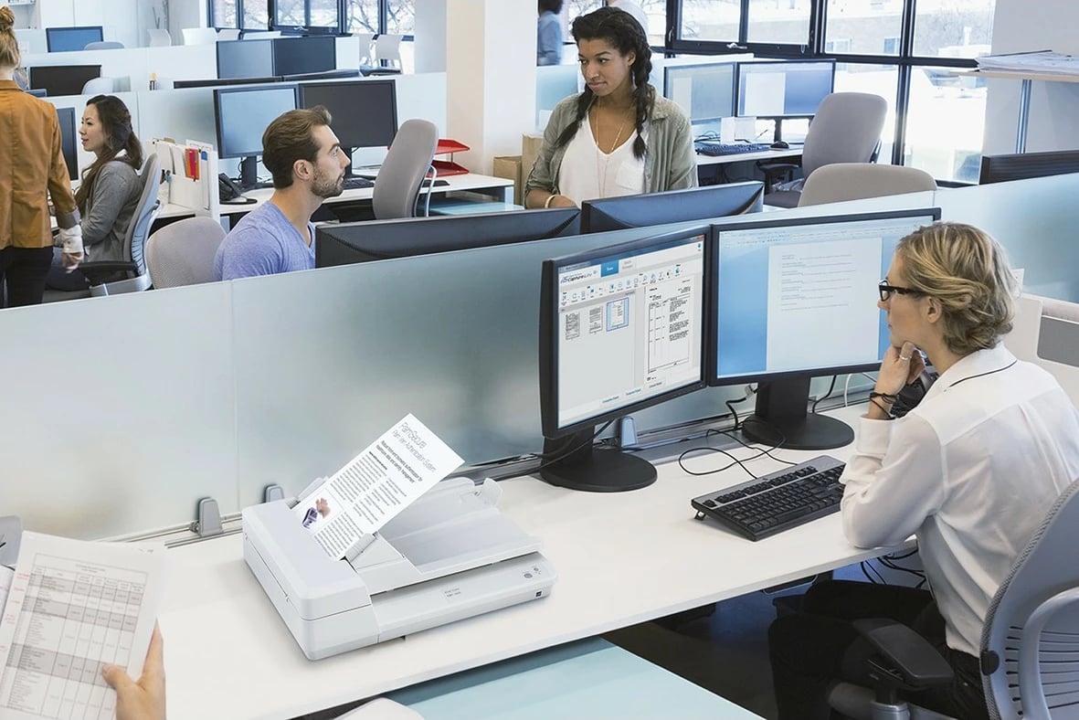 Skaner dokumentesh Ricoh SP-1425, duplex, A4, USB, bardh e bardhë