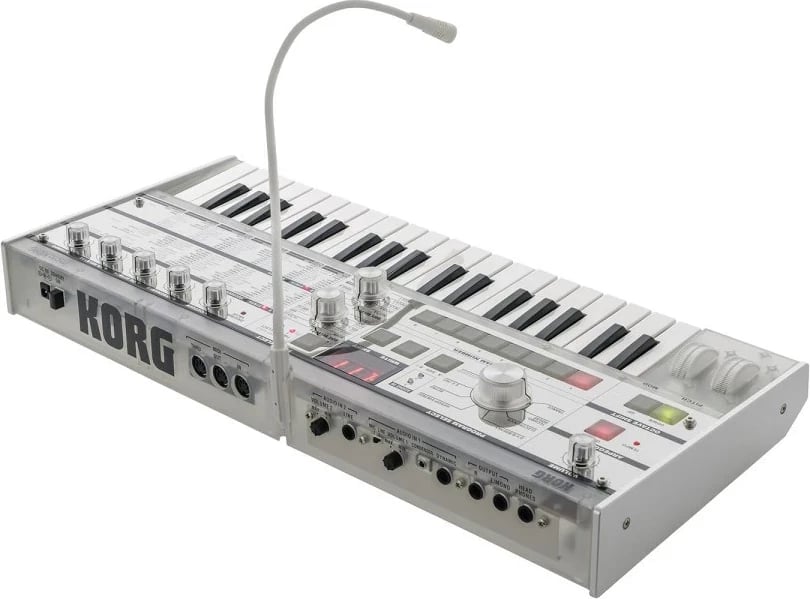Sintetizator Korg microKORG Crystal, analog, me vocoder, Transparent