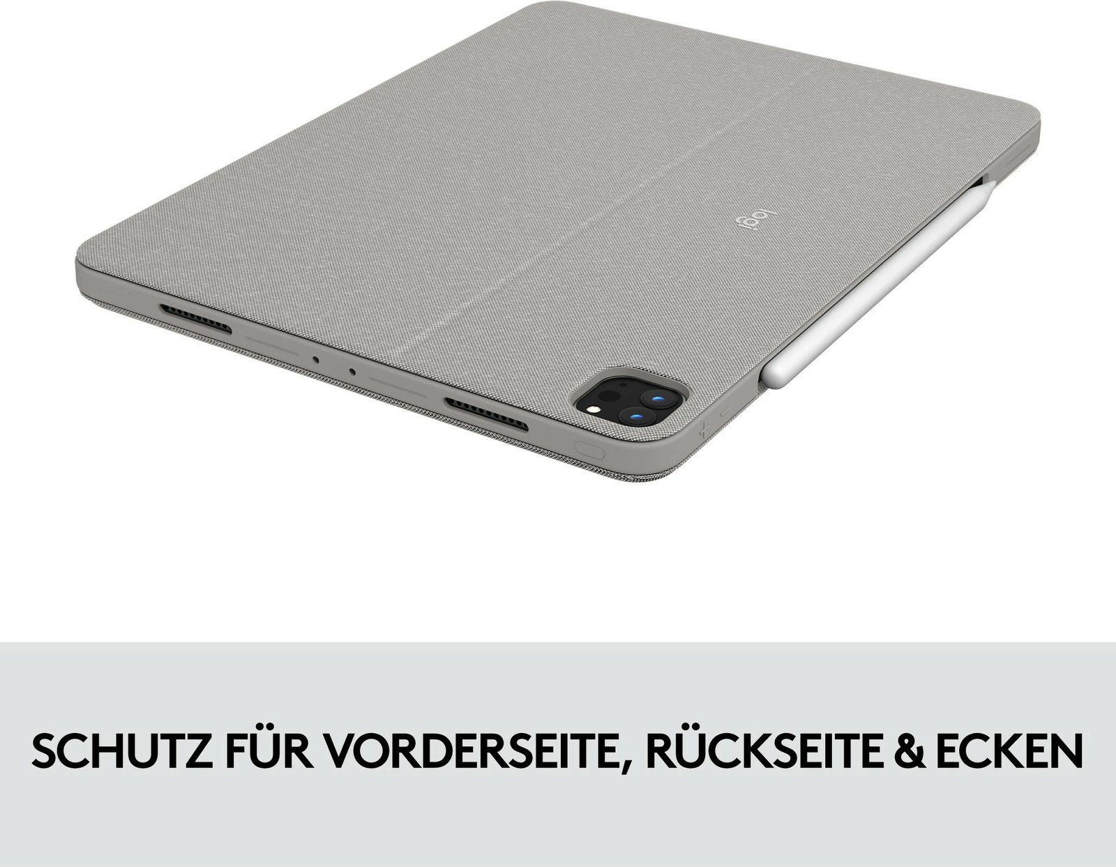 Tastierë me trackpad Logitech Combo Touch për iPad Pro 11-inch, Sand