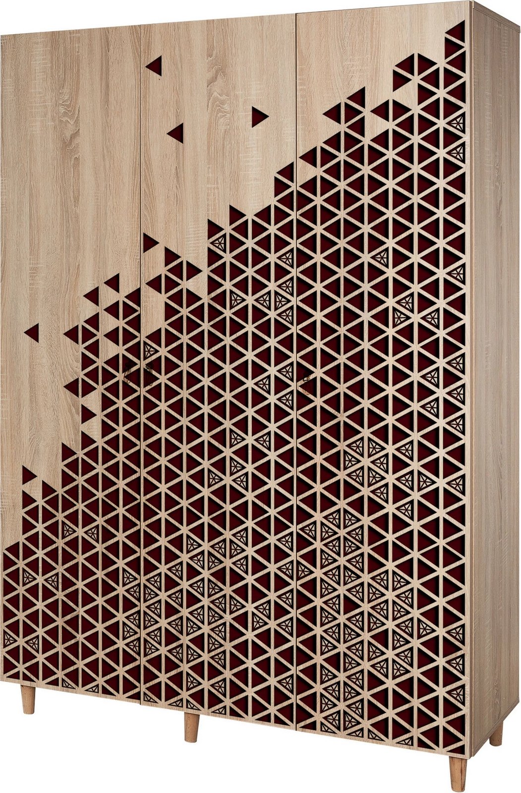 Dollap Skye Decor, Mode-122, ngjyrë lisi Sonoma