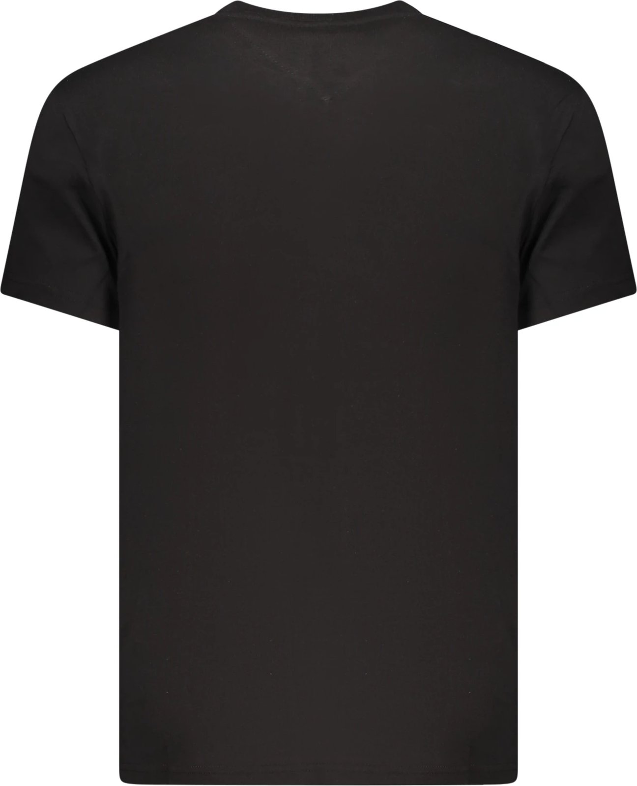 Maicë për meshkuj TOMMY HILFIGER me mëngë të shkurta, e zezë