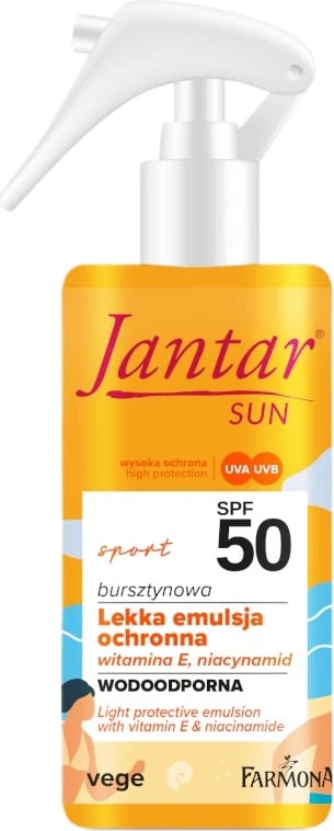 Emulsion dielli Farmona Jantar Sun Sport Amber Light SPF50, 150ml