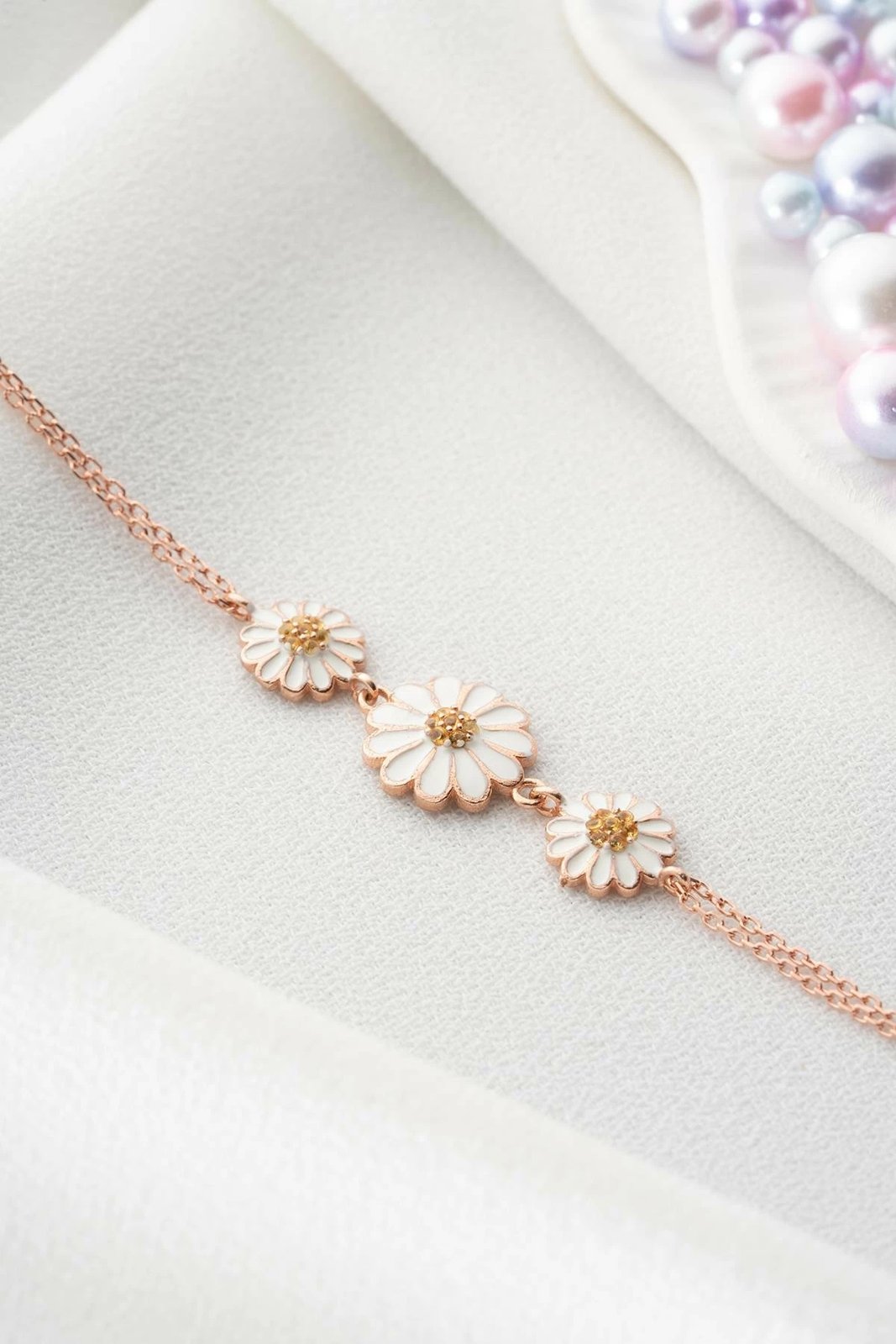 Byzylyk argjendi Jumeon, ngjyrë rozë e bardhë, NRZ999525