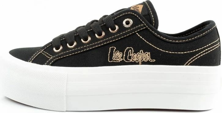 Atlete platforme për femra Lee Cooper, të zeza me të arta