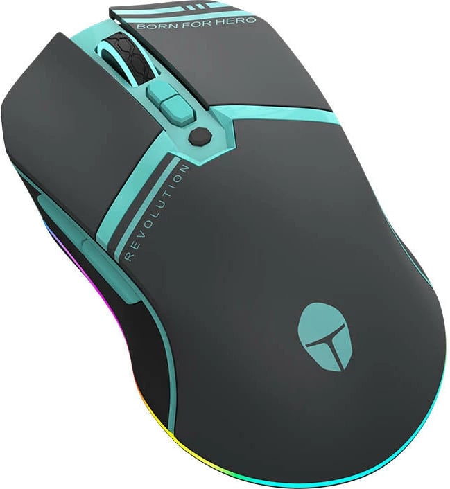 Maus gaming Thunderobot ML503, wireless & me kabllo, 8000 DPI, 7+1 butona, RGB, i zi