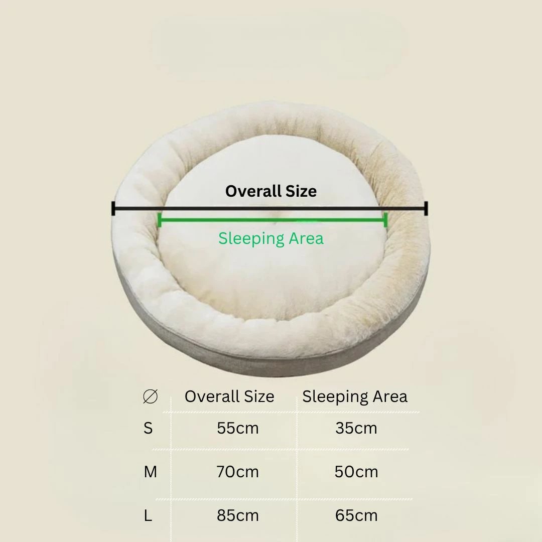 Shtrat për kafshë Paws & Whiskers, Bunny, 85x65, bezhë