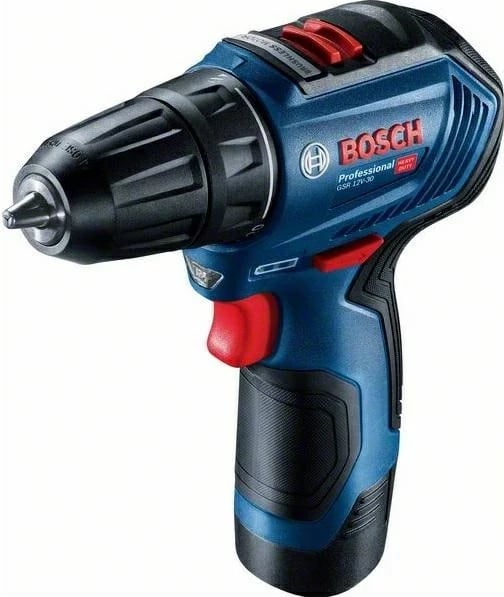 Shtërngues Bosch GSR 12V-30, 2x2.0Ah, 30/17Nm, BL, Kasë