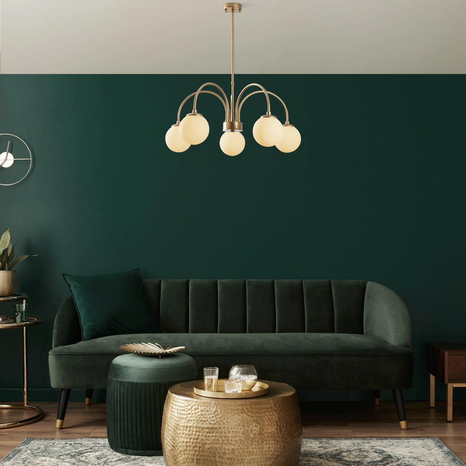 Llambë tavani Opviq, Sferıs, ngjyrë ari, 13936